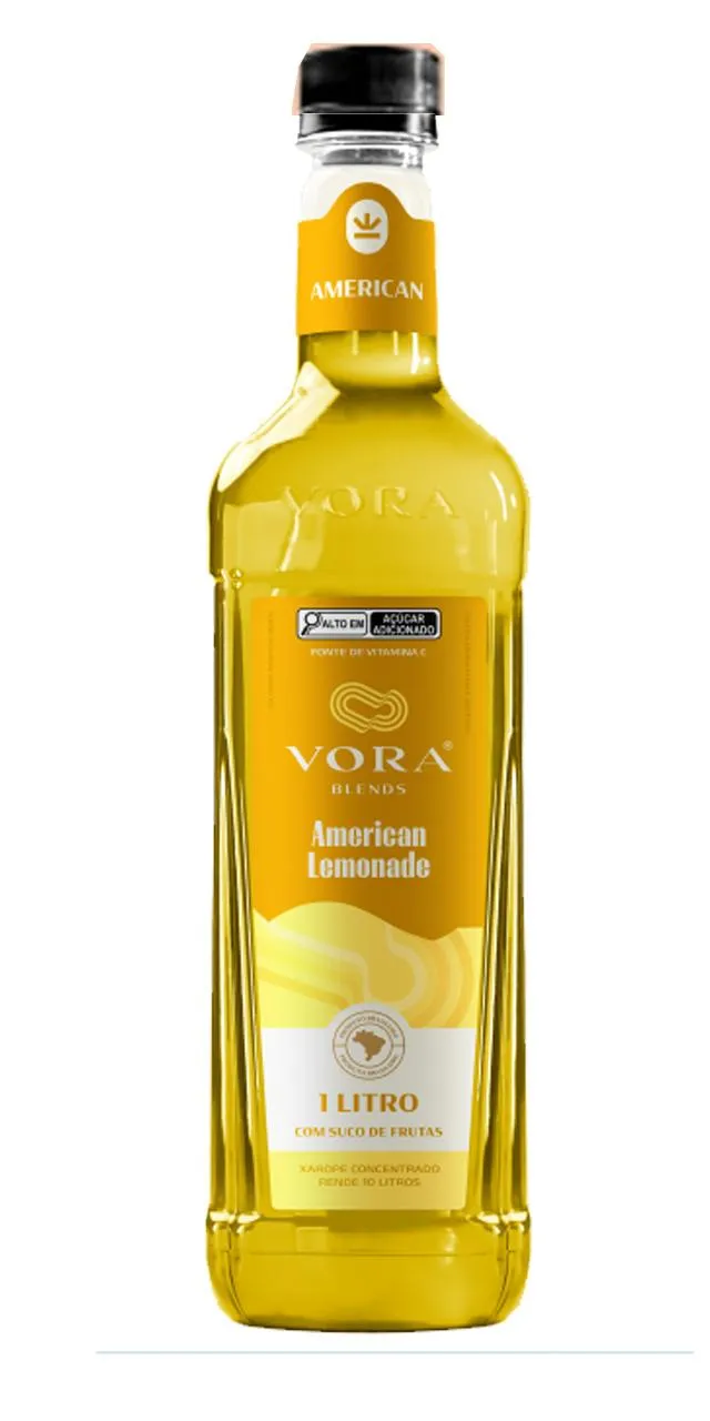 Xarope Vora American Lemonade 1 L Xarope Vora American Lemonade 1 L
