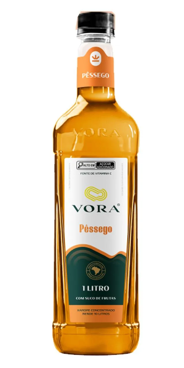 Xarope Vora Pessego 1 L Xarope Vora Pessego 1 L